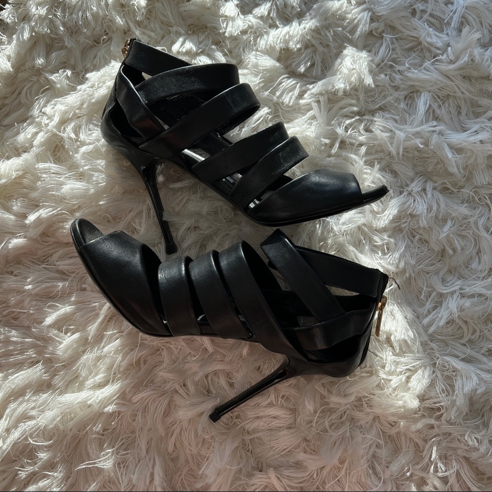 Jimmy Choo Strappy Leather Sandals - Picture 3 of 15